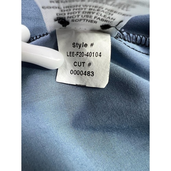 Mizzen+Main Leeward Dress Shirt Mens Small Blue Trim Fit Performance No Tuck - Picture 7 of 10